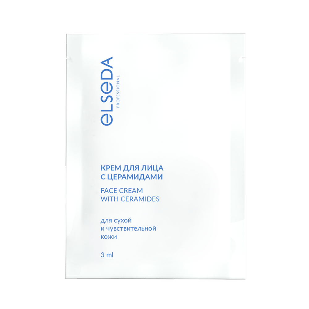 САШЕ Крем для лица с церамидами для сухой и чувствительной кожи 3 мл.