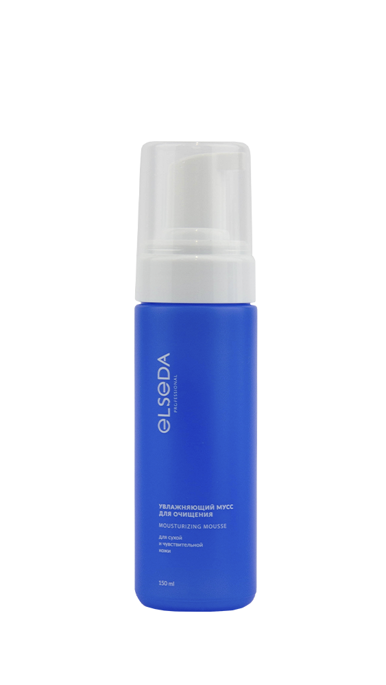 Увлажняющий мусс для очищения сухой и чувствительной кожи 150 мл.